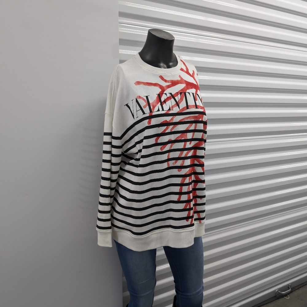 Valentino Garavani Printed French Cotton Terry Sweatshirt - Picture 9 of 14